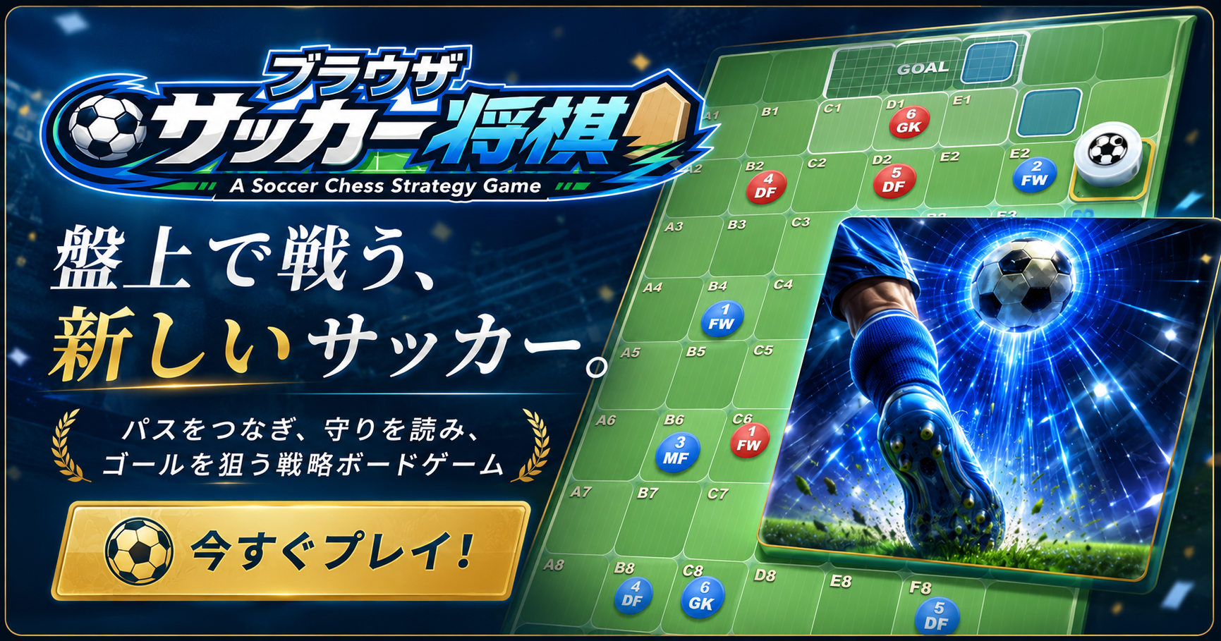ブラウザサッカー将棋の紹介画像